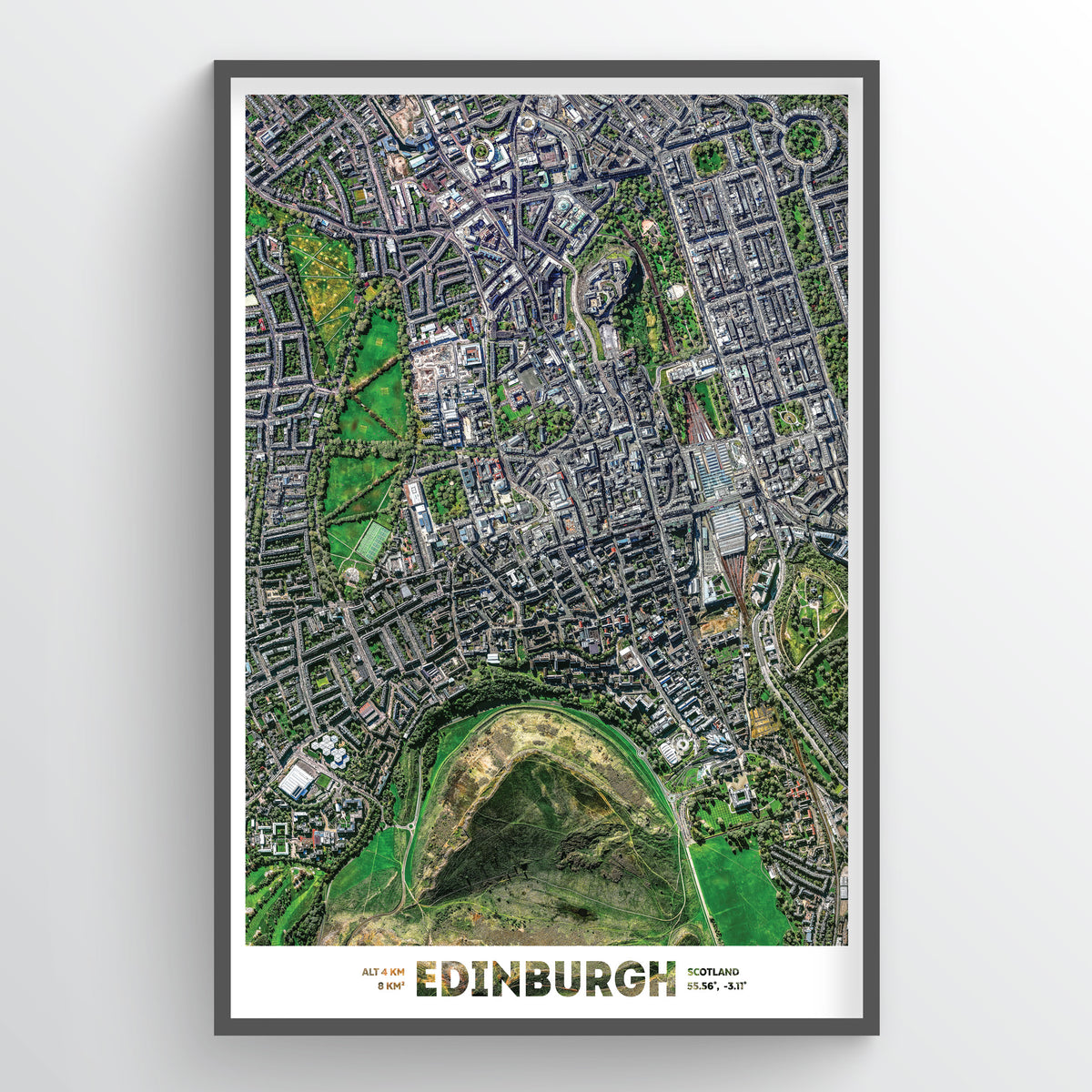 Edinburgh Earth Photography - Art Print - Point Two Design