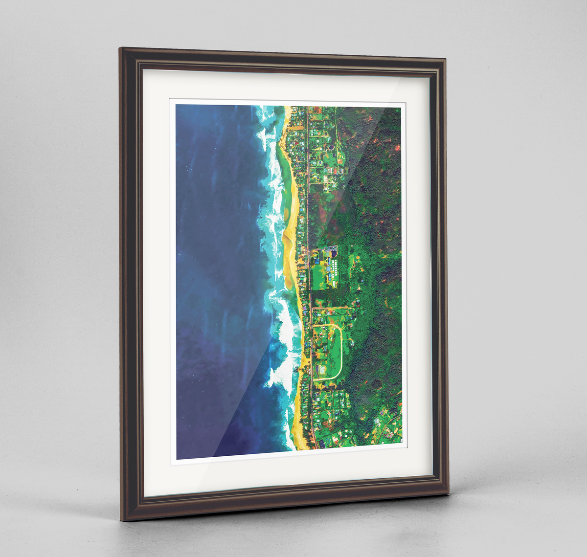 Ehukai Earth Photography Art Print - Framed