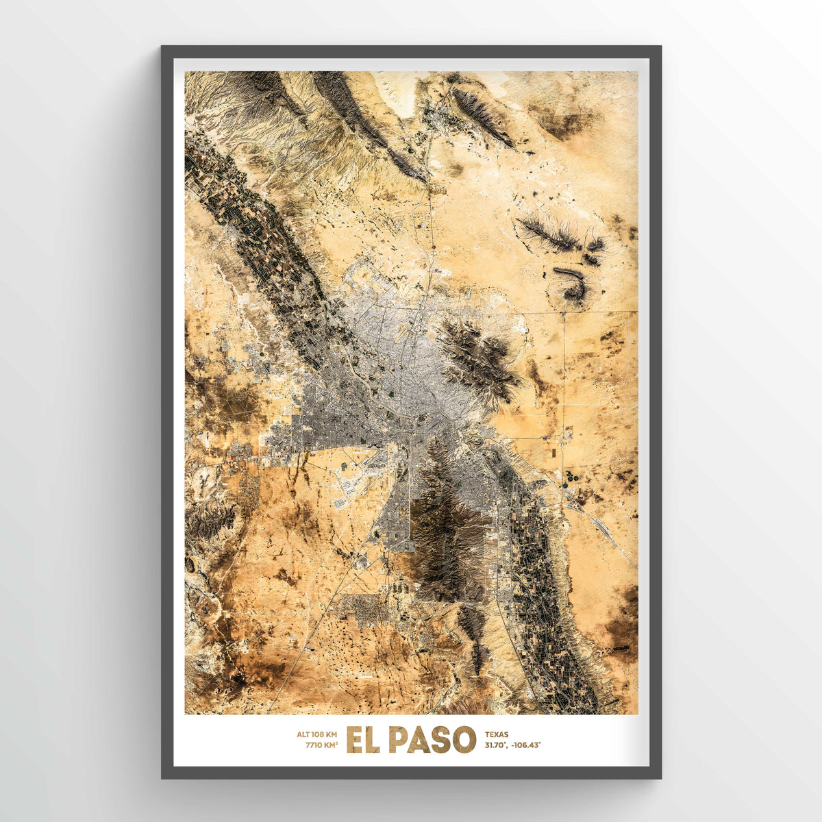 El Paso Earth Photography - Art Print - Point Two Design