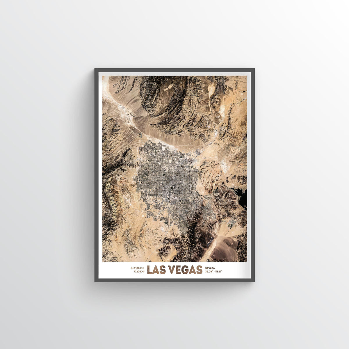 Las Vegas Earth Photography - Art Print