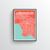 Los Angeles Map Art Print - Point Two Design