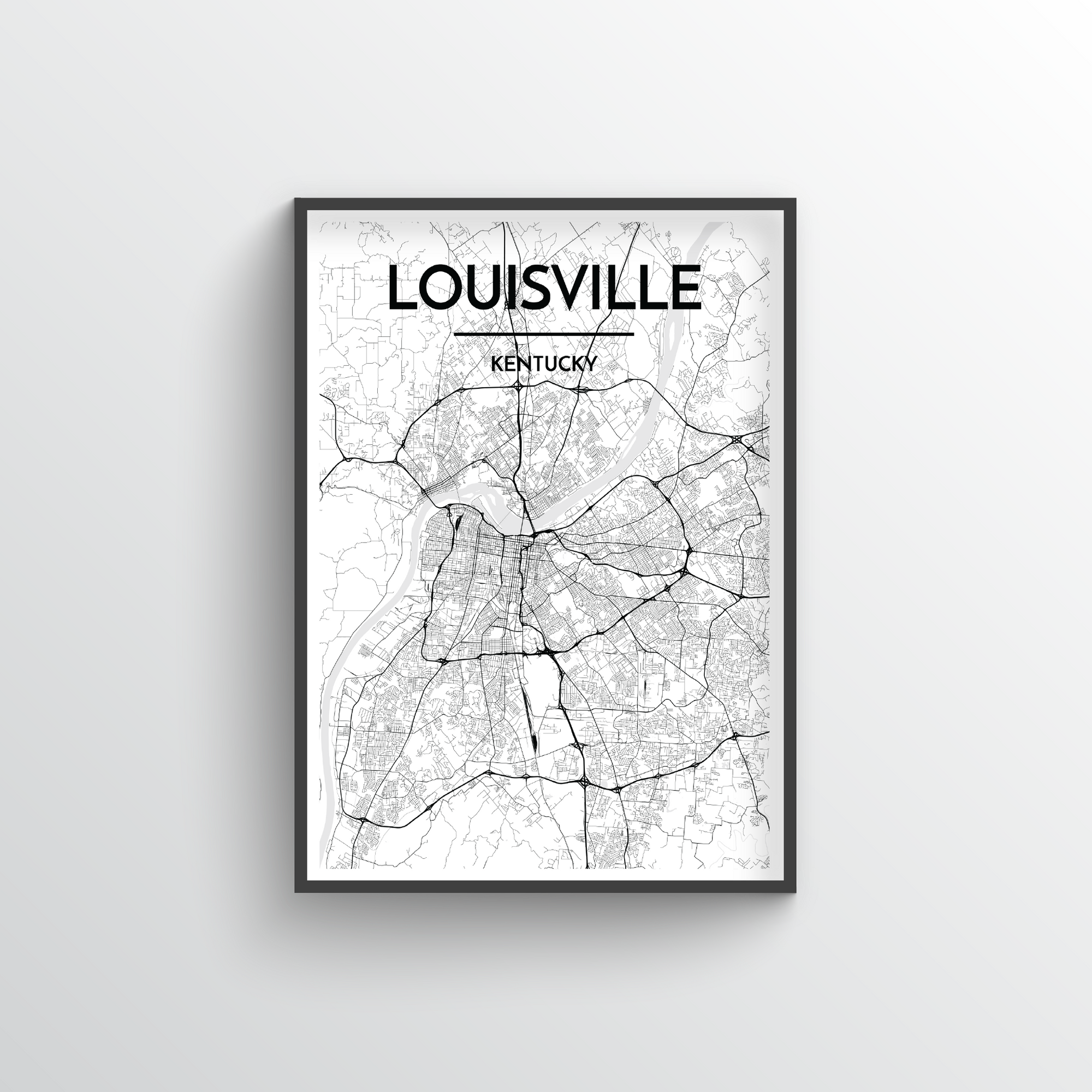 Fine Art Photography Prints of Louisville - Satellite Images of Earth -  Point Two Design