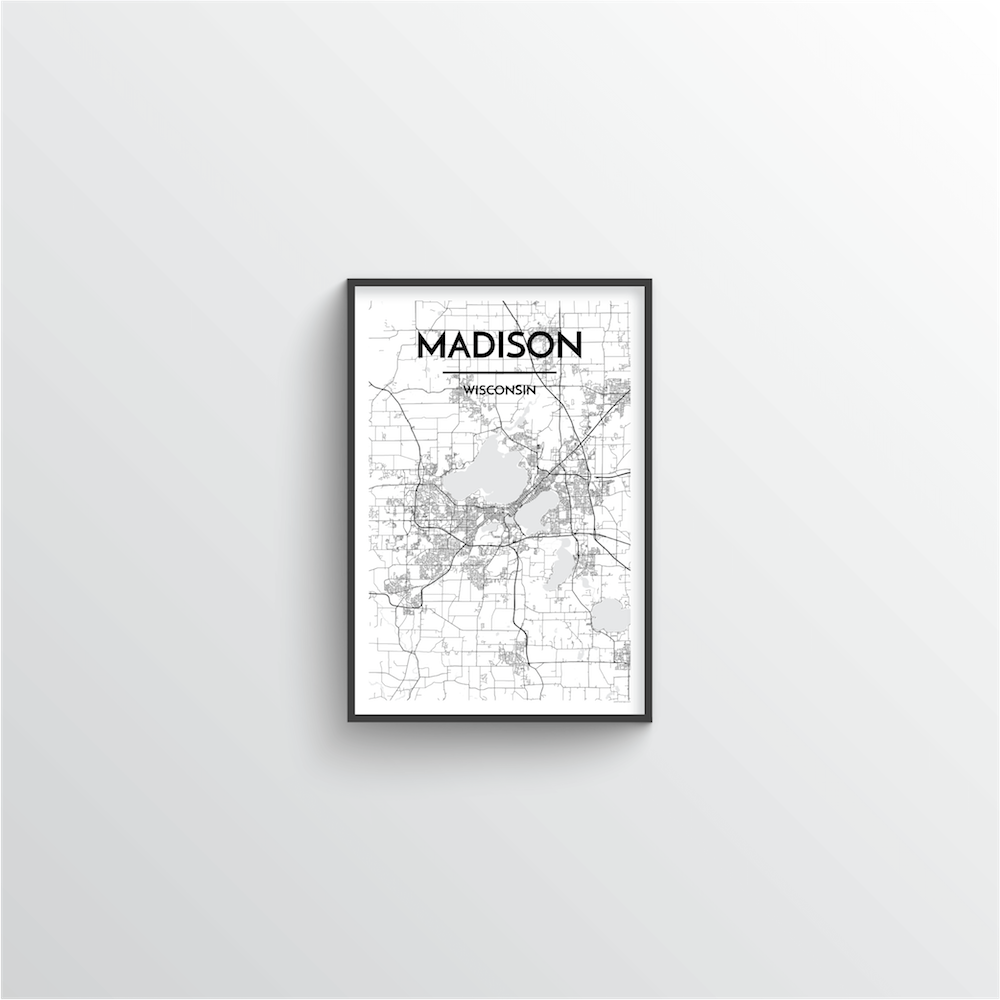 Madison City Map - Point Two Design