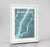 Framed Manhattan Map Art Print 24x36" Traditional White frame Point Two Design Group