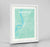 Framed Memphis Map Art Print 24x36" Traditional White frame Point Two Design Group