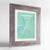 Framed Memphis Map Art Print 24x36" Western Grey frame Point Two Design Group