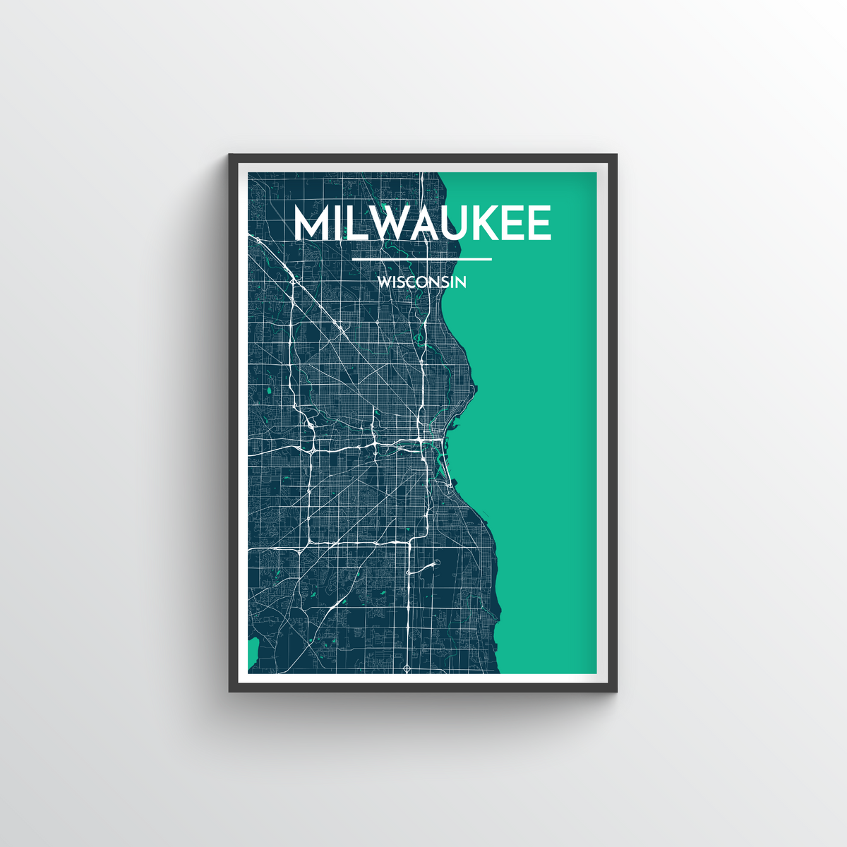 Milwaukee City Map - Point Two Design