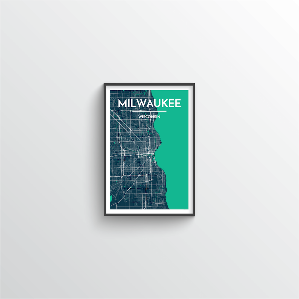 Milwaukee City Map - Point Two Design