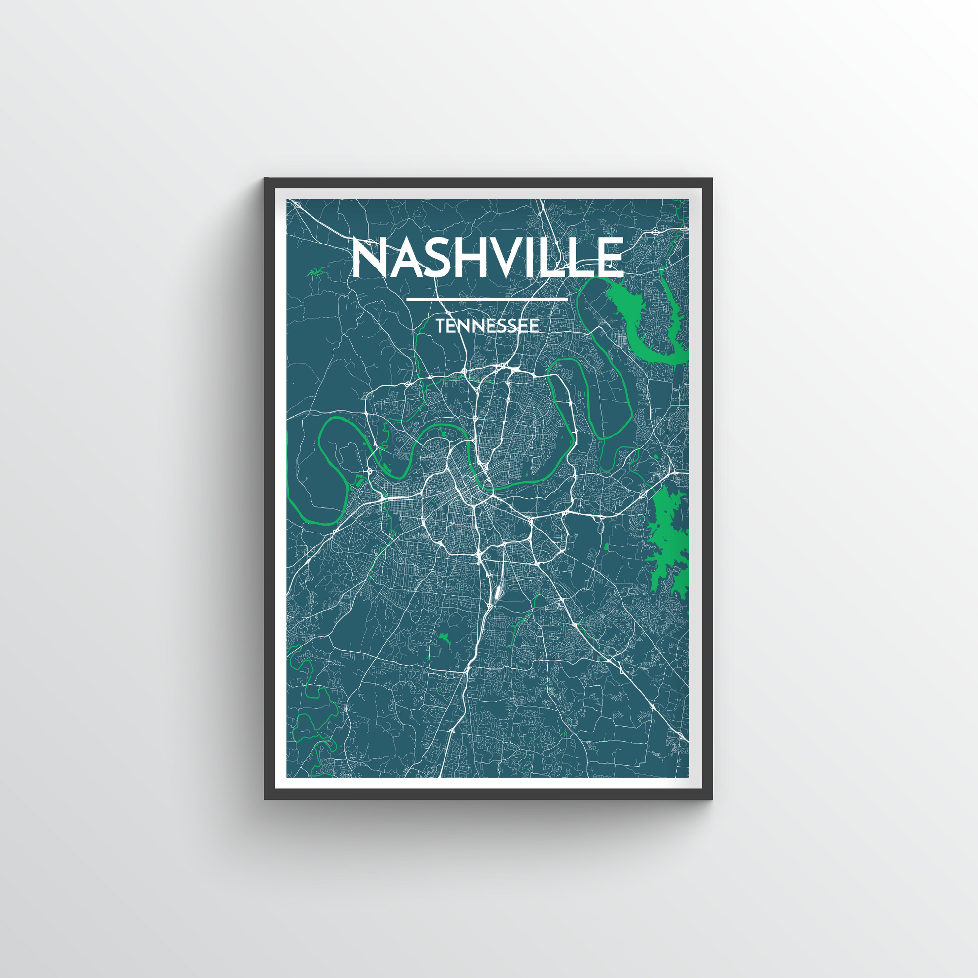 Nashville City Map Printable