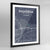 Framed Pasadena City Map Art Print - Point Two Design