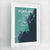 Portland - Maine Map Art Print - Framed