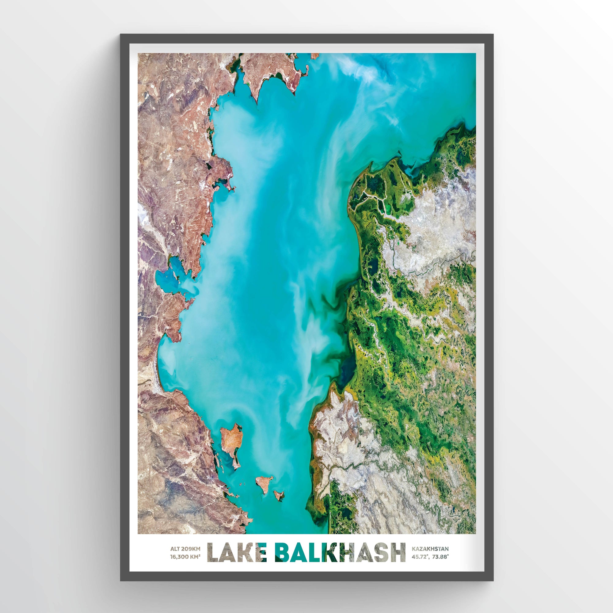 Lake Balkhash On World Map