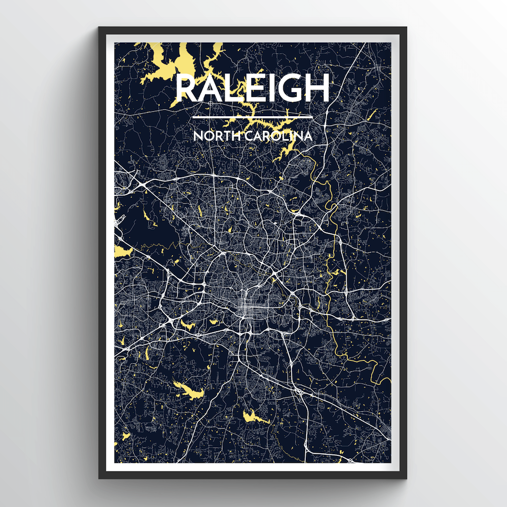 Raleigh Map