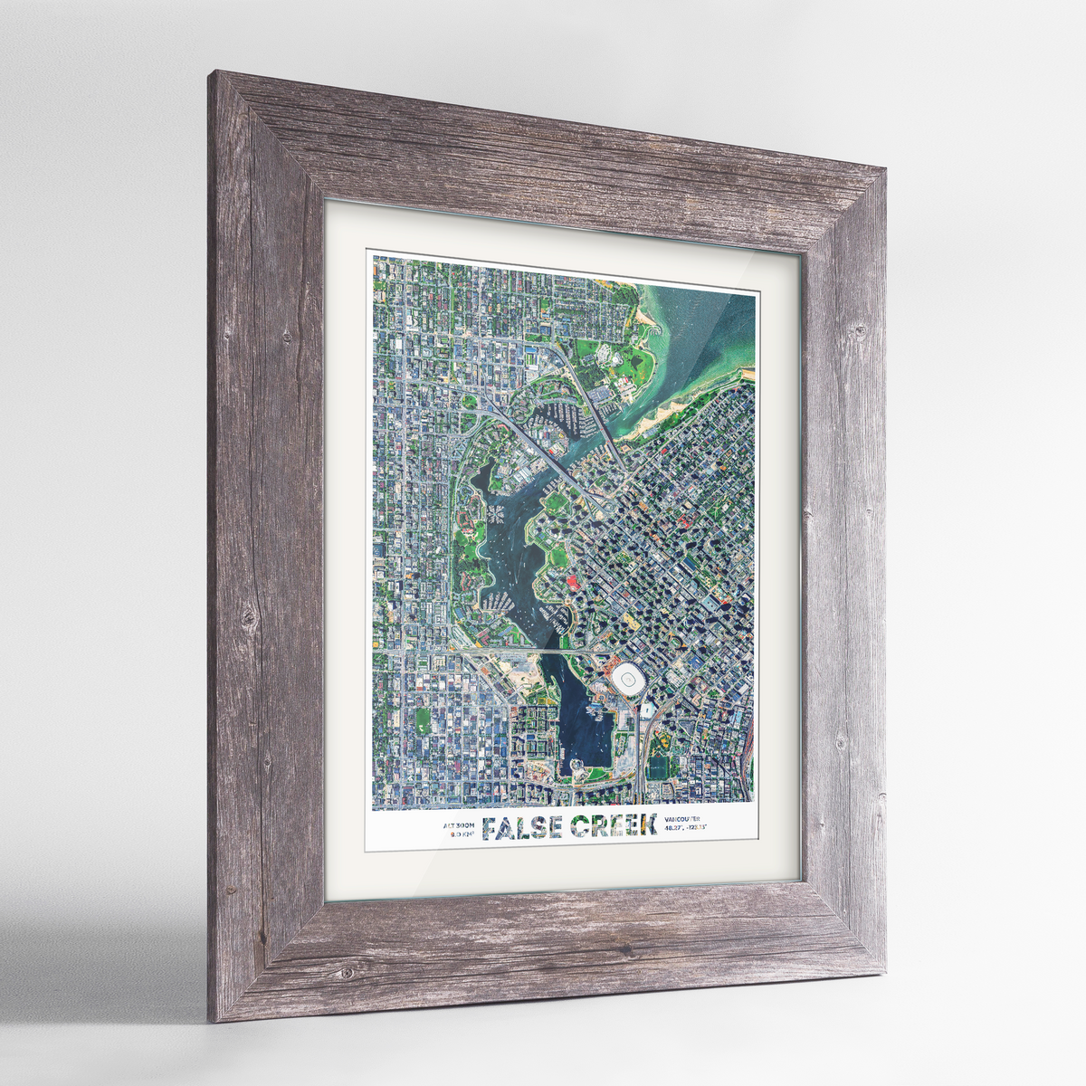 False Creek Earth Photography Art Print - Framed
