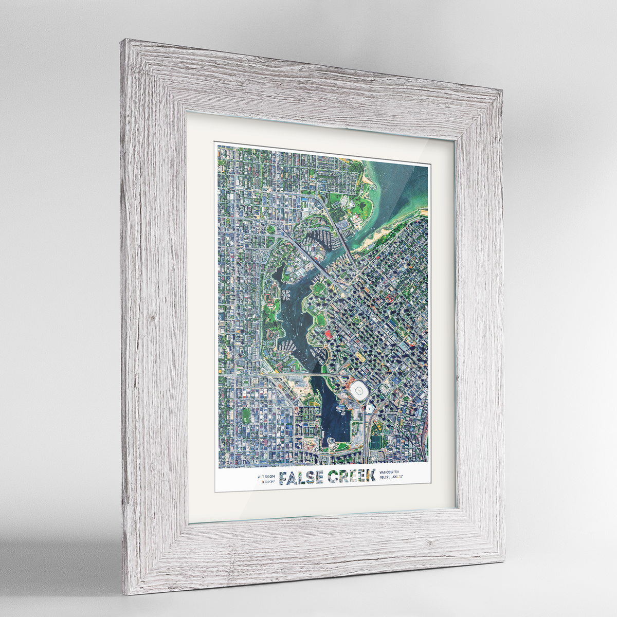 False Creek Earth Photography Art Print - Framed