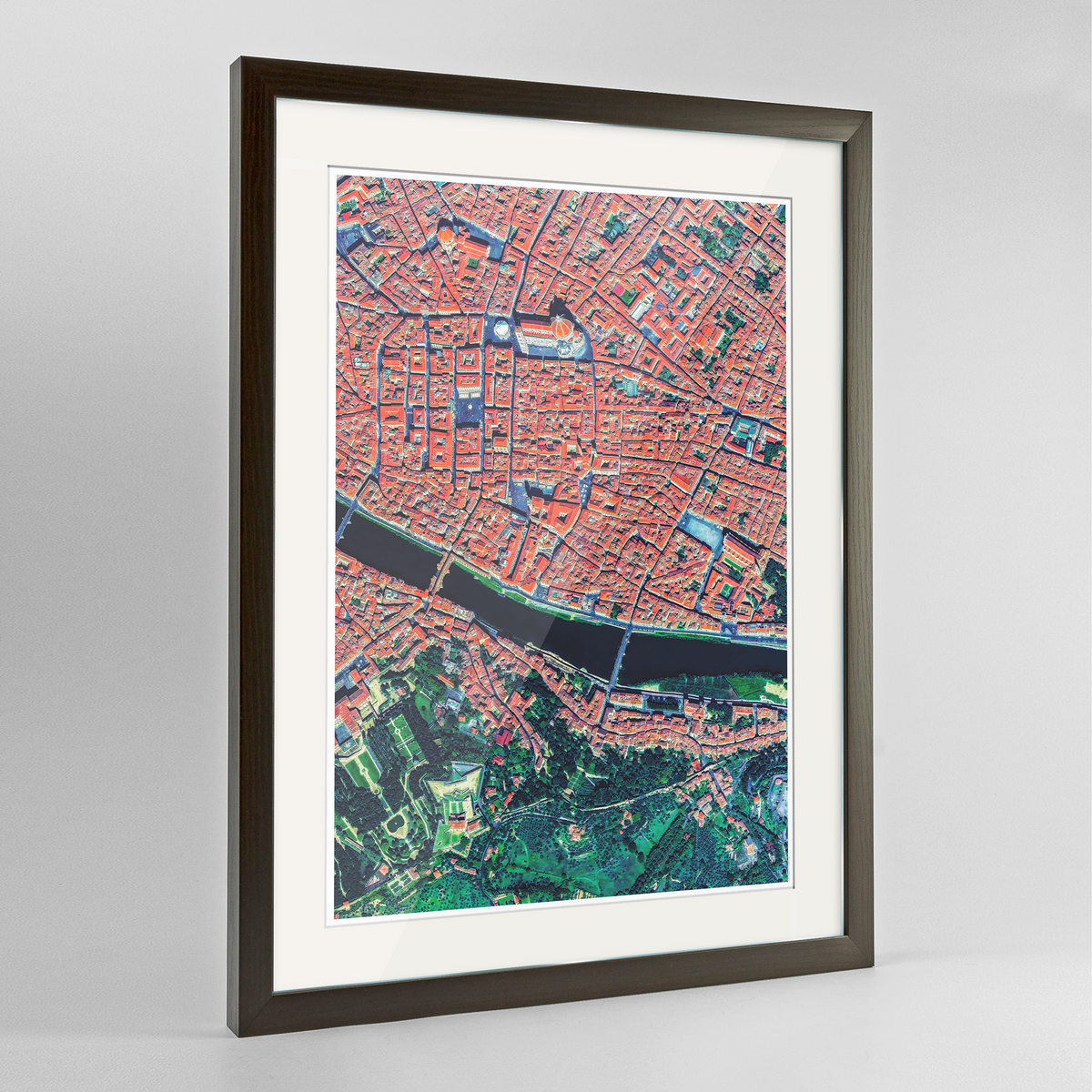 Florence Earth Photography Art Print - Framed