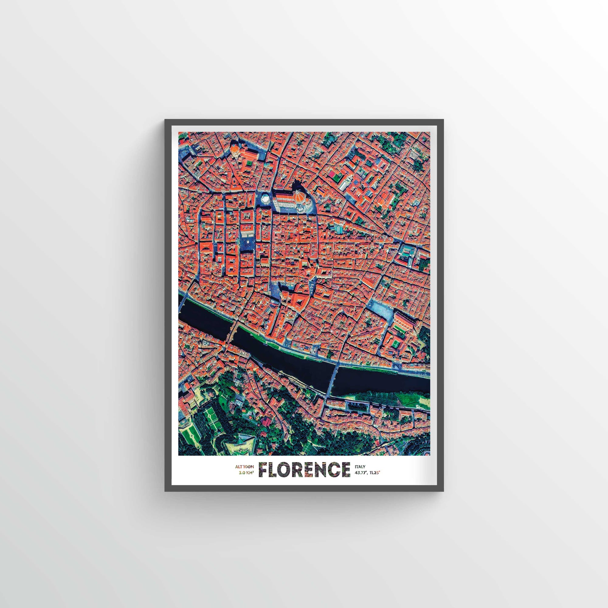 under kontroversiel Kantine Fine Art Photography Prints of Florence - Satellite Images of Earth - Point  Two Design