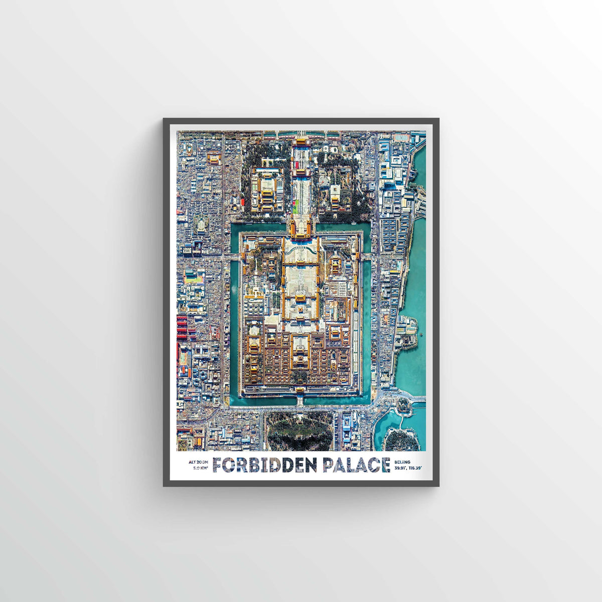 Forbidden City Earth Photography - Art Print