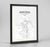 Framed Ancona Map Art Print 24x36" Traditional Black frame Point Two Design Group