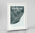 Framed Barcelona Map Art Print 24x36" Traditional White frame Point Two Design Group