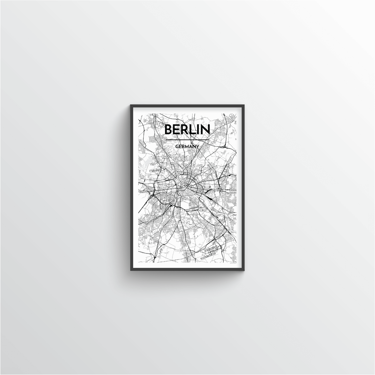 Berlin Map Art Print - Point Two Design
