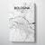 Bologna City Map Map Canvas Wrap - Point Two Design