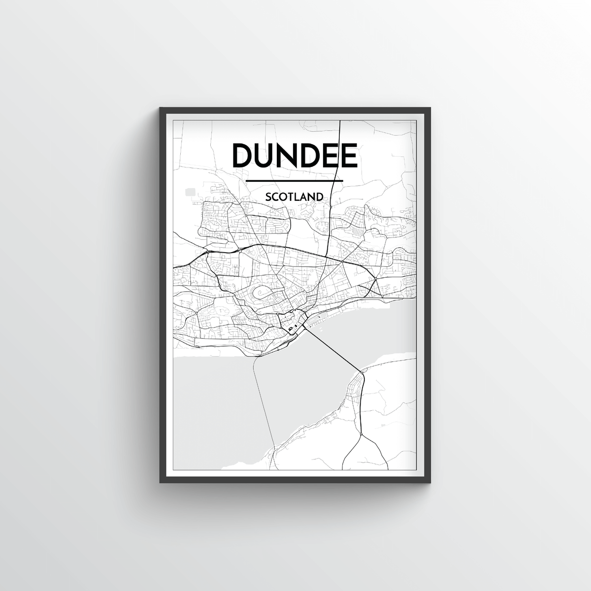 Dundee Map Art Print - Point Two Design