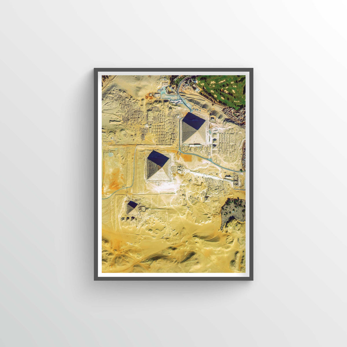 Giza Pyramids Earth Photography - Art Print