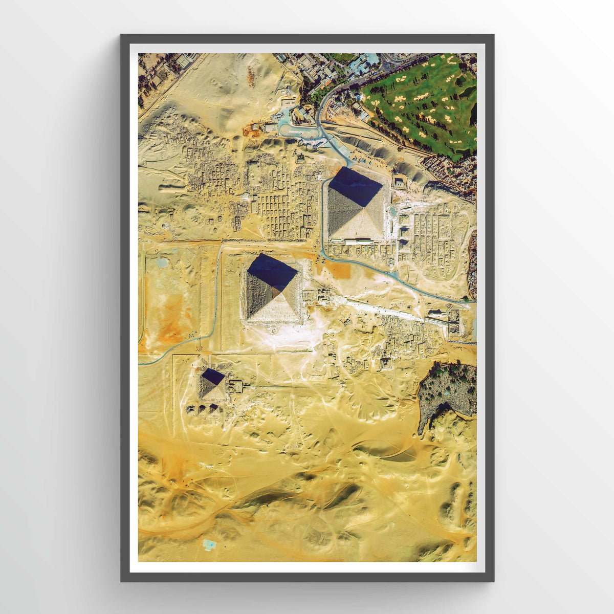 Giza Pyramids Earth Photography - Art Print