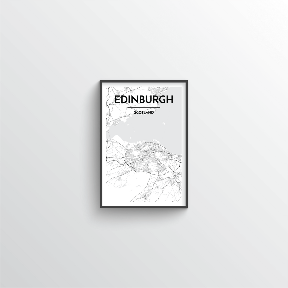 Edinburgh Map Art Print - Point Two Design