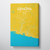 Genova City Map Canvas Wrap - Point Two Design