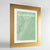 Framed Glouchester Map Art Print 24x36" Gold frame Point Two Design Group