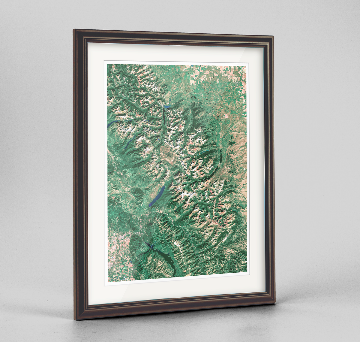 Glacier National Park Earth Photography Art Print - Framed
