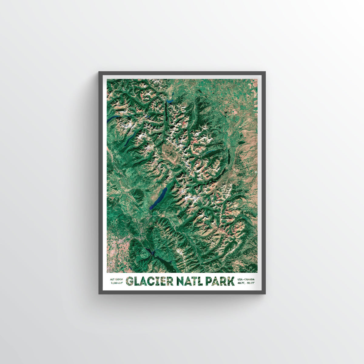 Glacier National Park Earth Photography - Art Print
