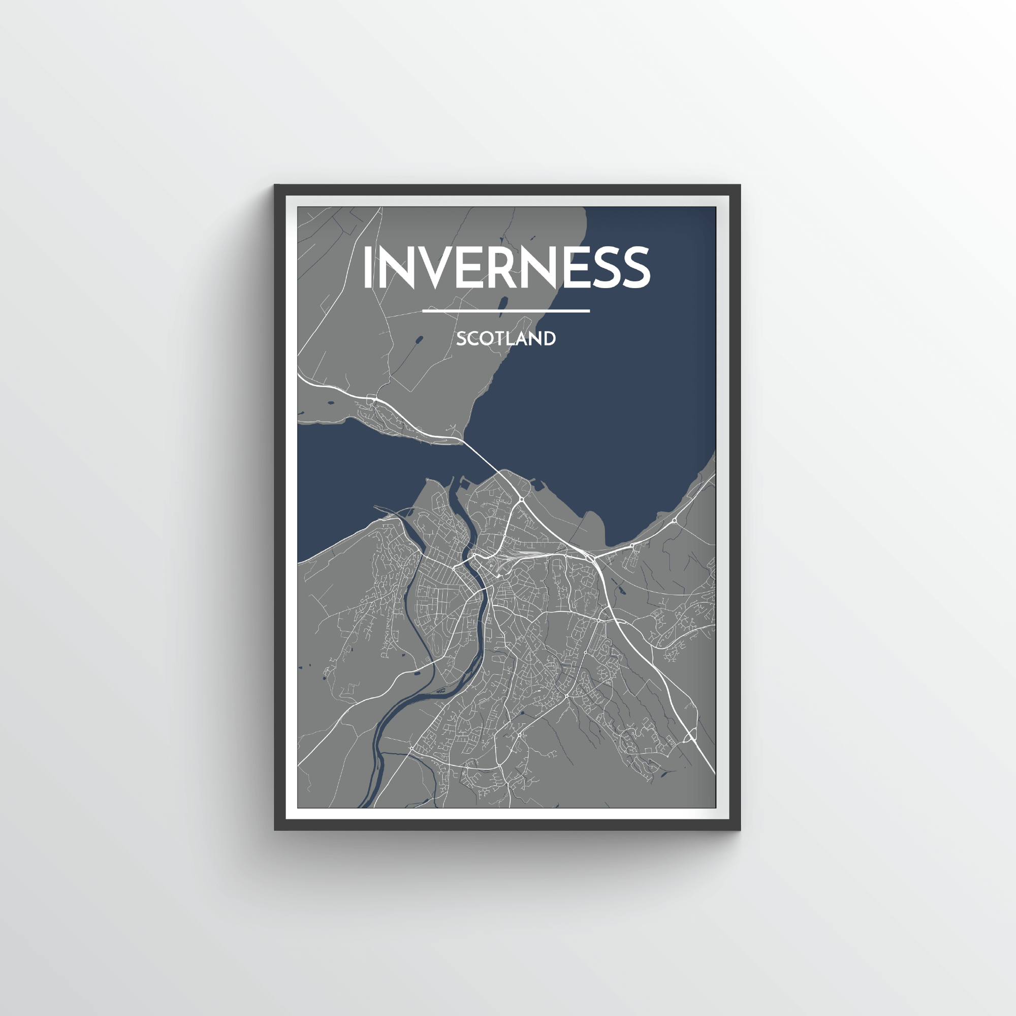 Inverness City Art Prints - High Quality Custom Made Point Two Design