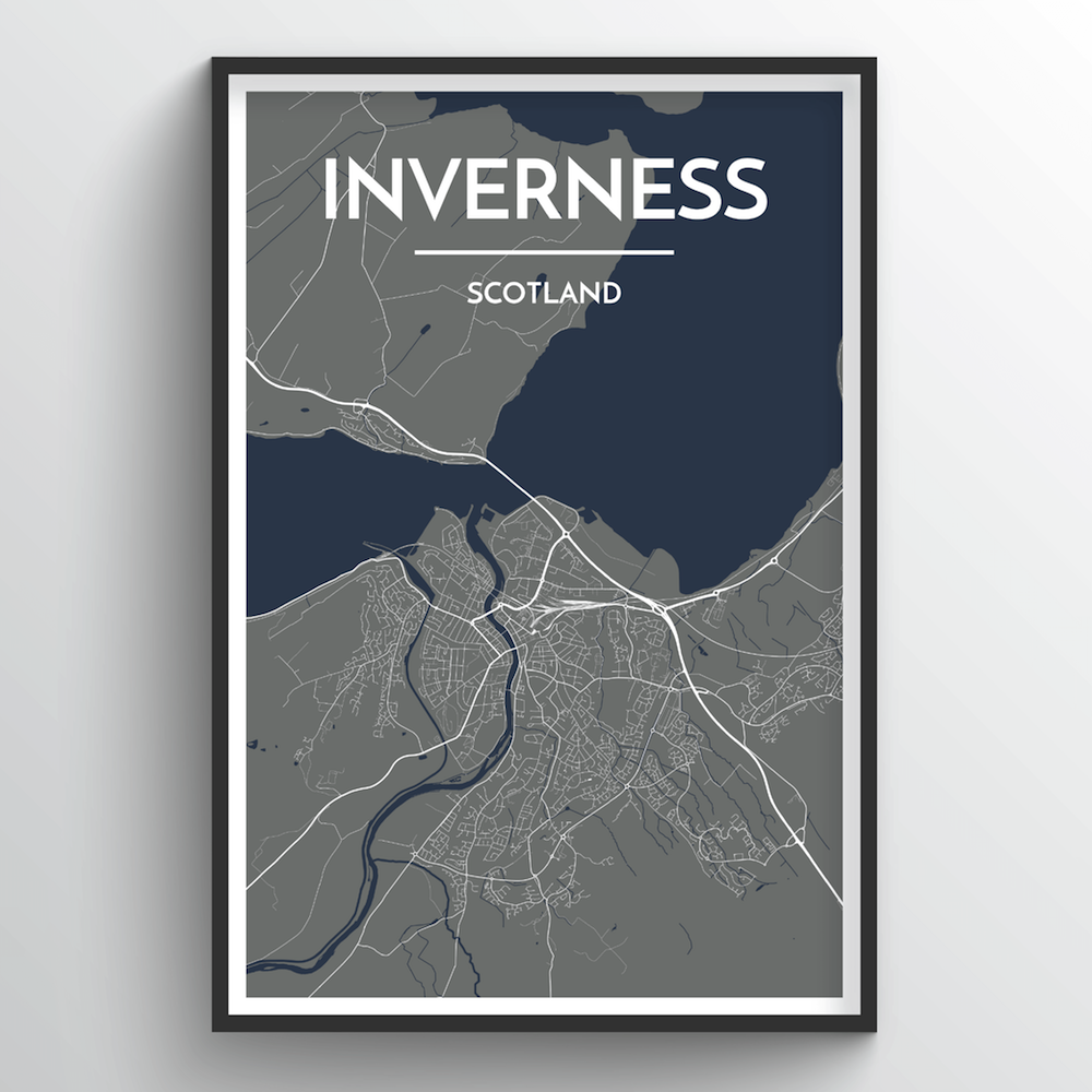 Inverness City Art Prints - High Quality Custom Made Point Two Design