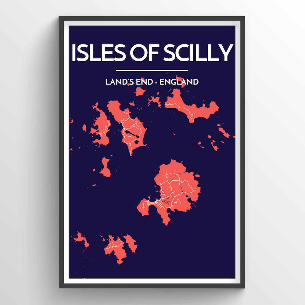 Oslo Map Art Print - Point Two Design