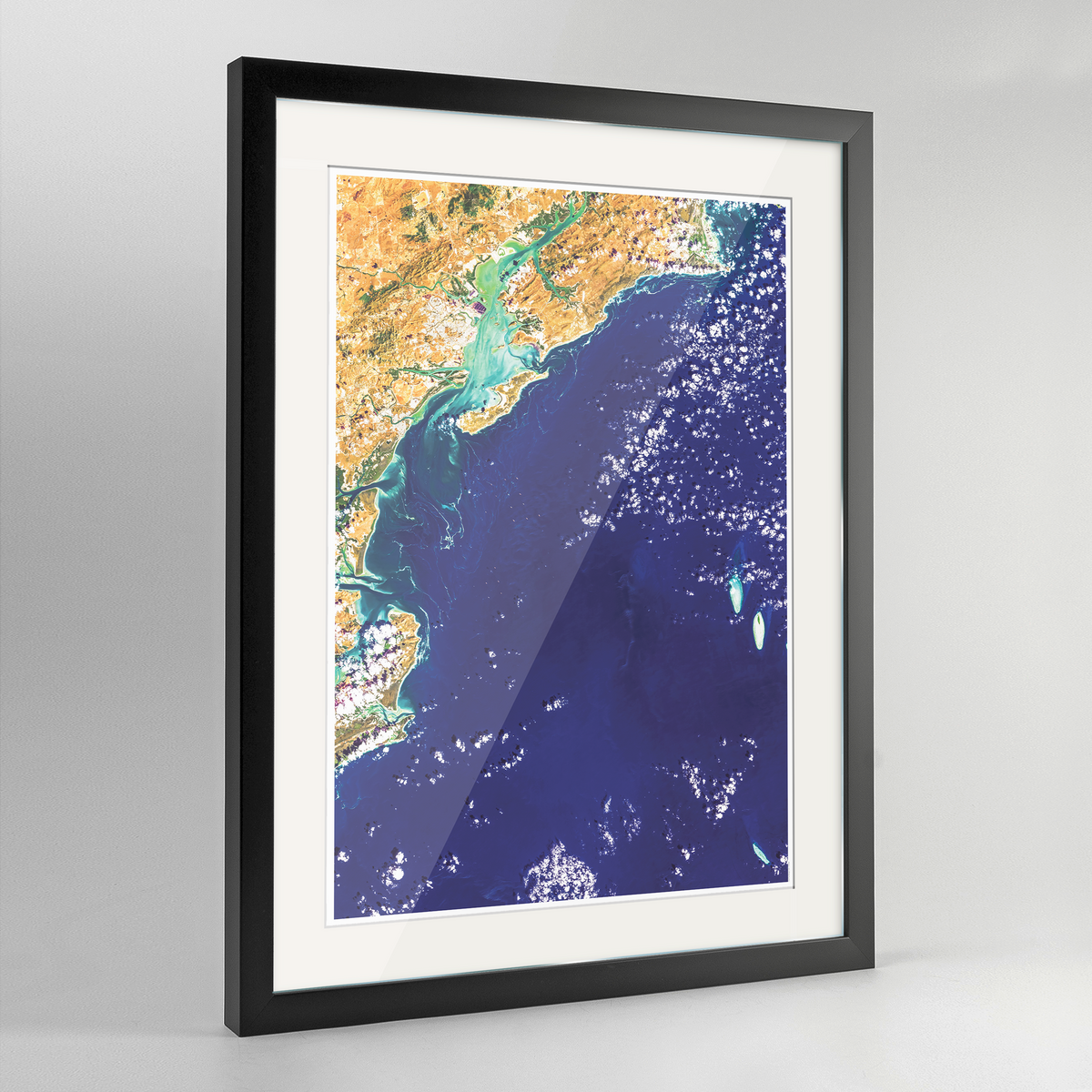 Gladstone Earth Photography Art Print - Framed