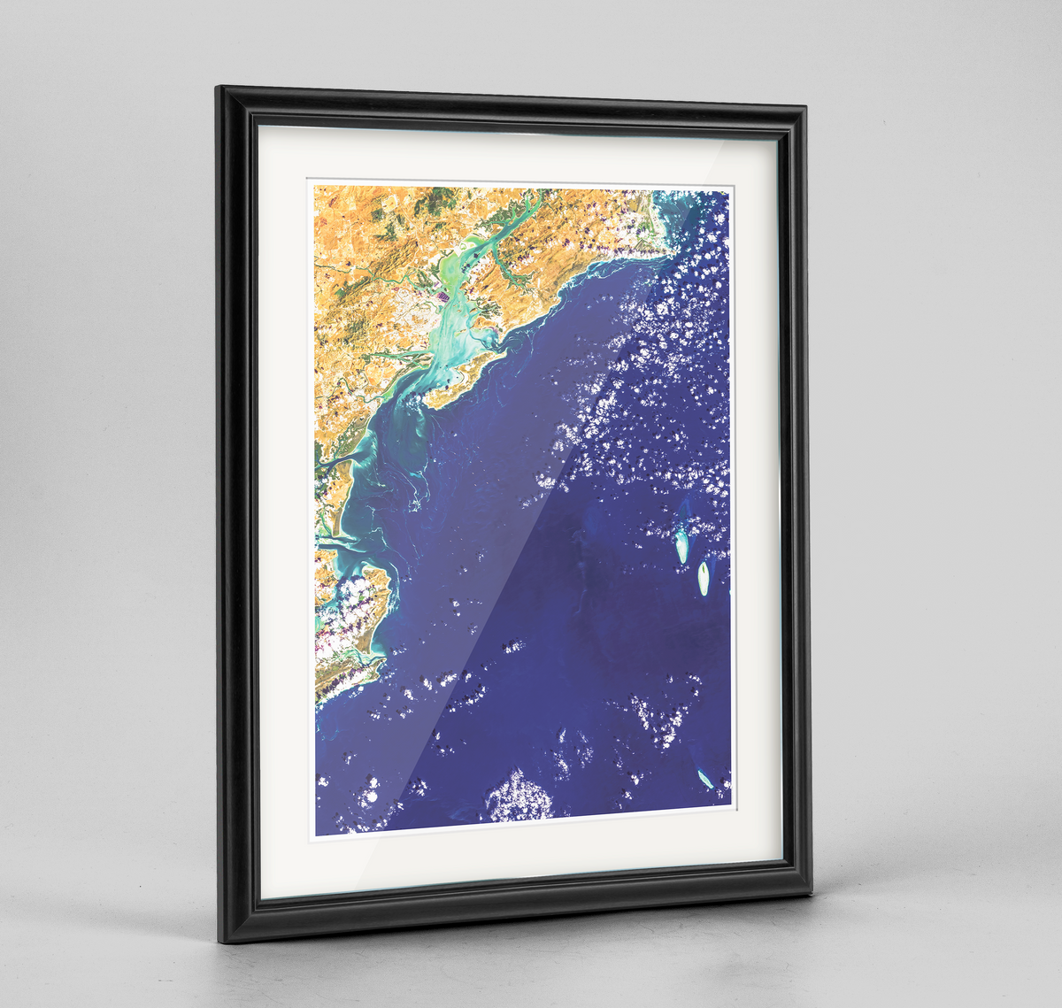 Gladstone Earth Photography Art Print - Framed