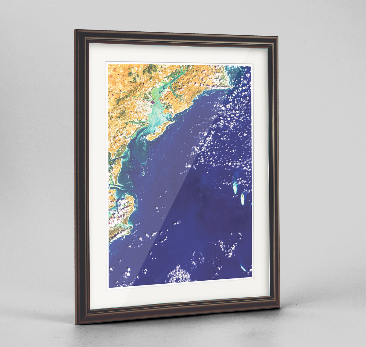 Gladstone Earth Photography Art Print - Framed