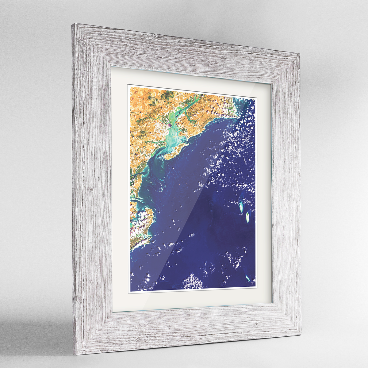 Gladstone Earth Photography Art Print - Framed