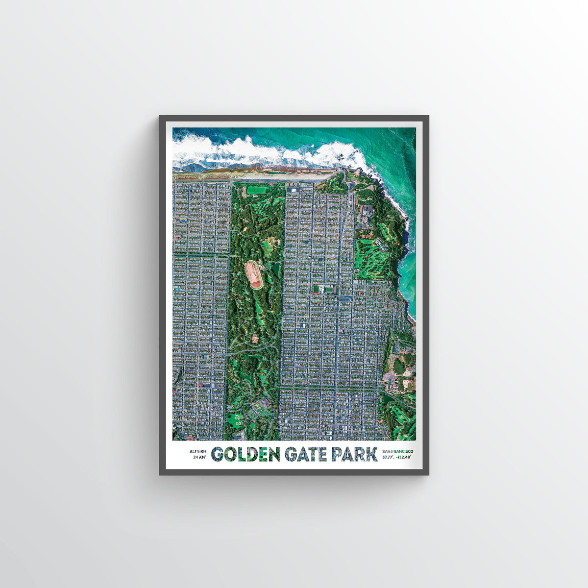 Golden Gate Park Earth Photography - Art Print