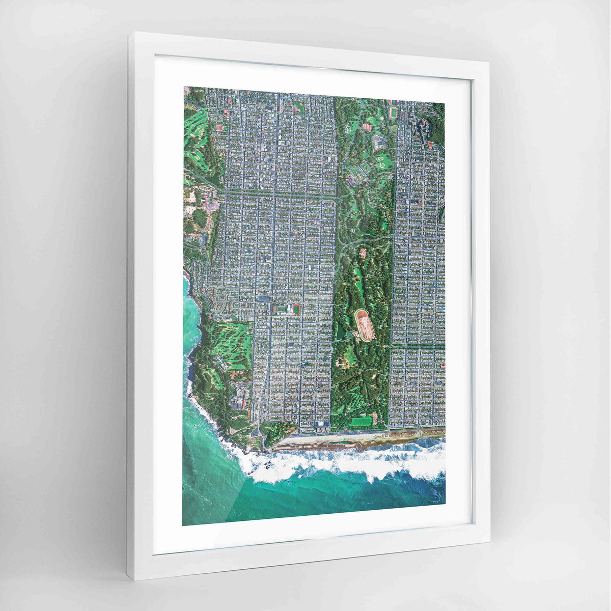 Golden Gate Park Earth Photography Art Print - Framed
