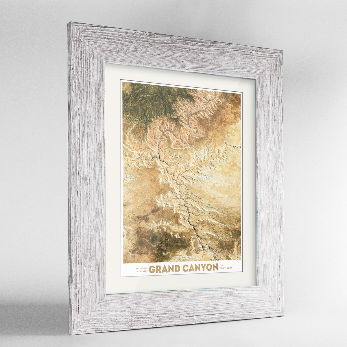 Grand Canyon Earth Photography Art Print - Framed
