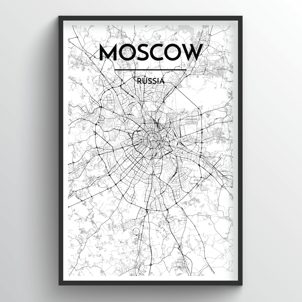 moscow on the map
