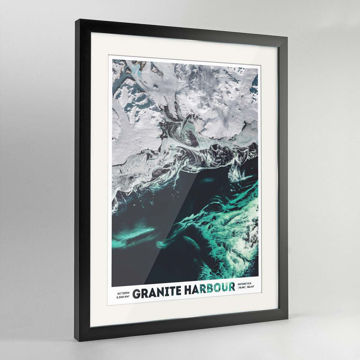 Granite Harbour Earth Photography Art Print - Framed