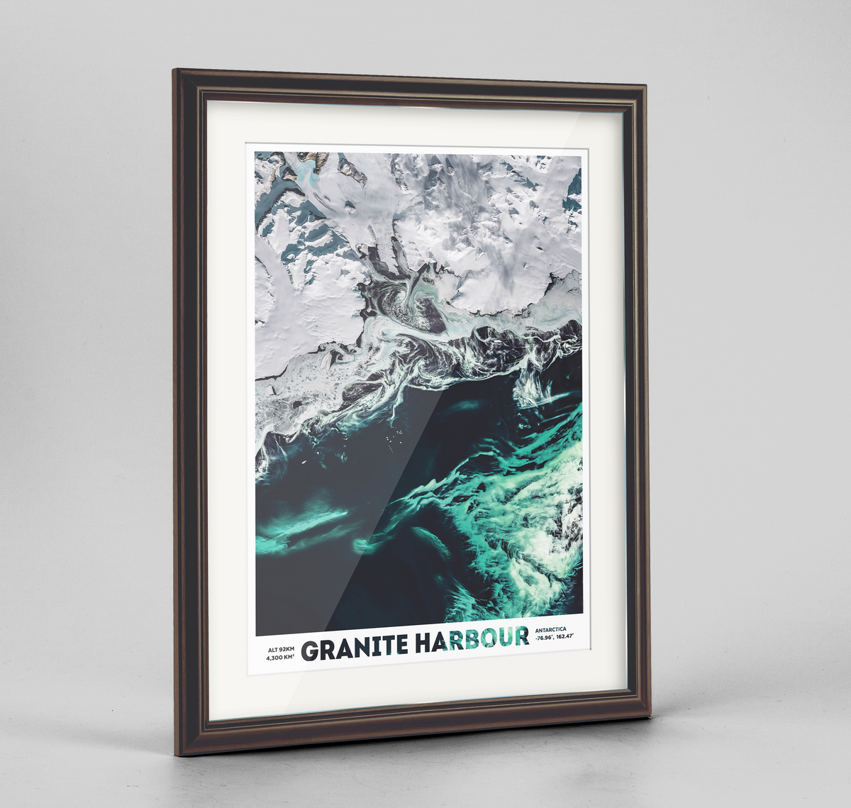 Granite Harbour Earth Photography Art Print - Framed