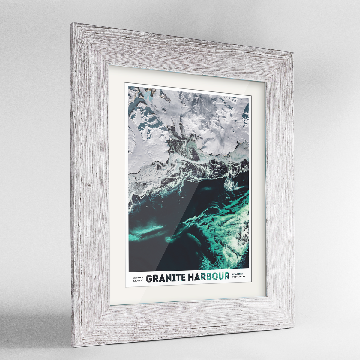 Granite Harbour Earth Photography Art Print - Framed