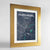 Framed Nuremburg Map Art Print 24x36" Gold frame Point Two Design Group