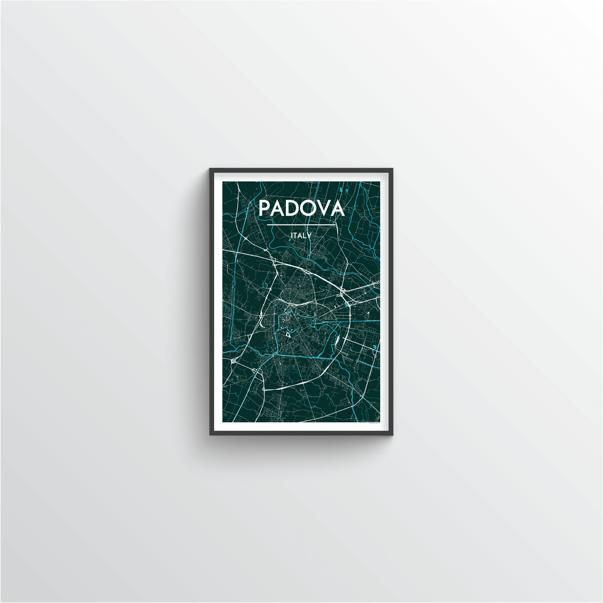 Padova Map Art Print